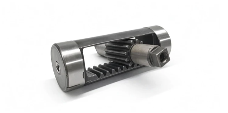 Gear cylinder and pinion shaft working principle diagram Gear cylinder and pinion shaft working principle diagram