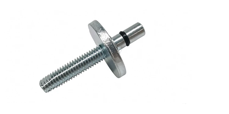 Door closer power adjustment screw for closing force control Door closer power adjustment screw for closing force control